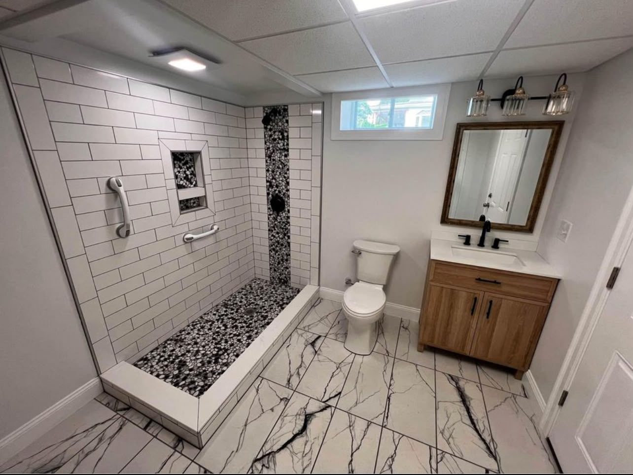Basement Subway Shower