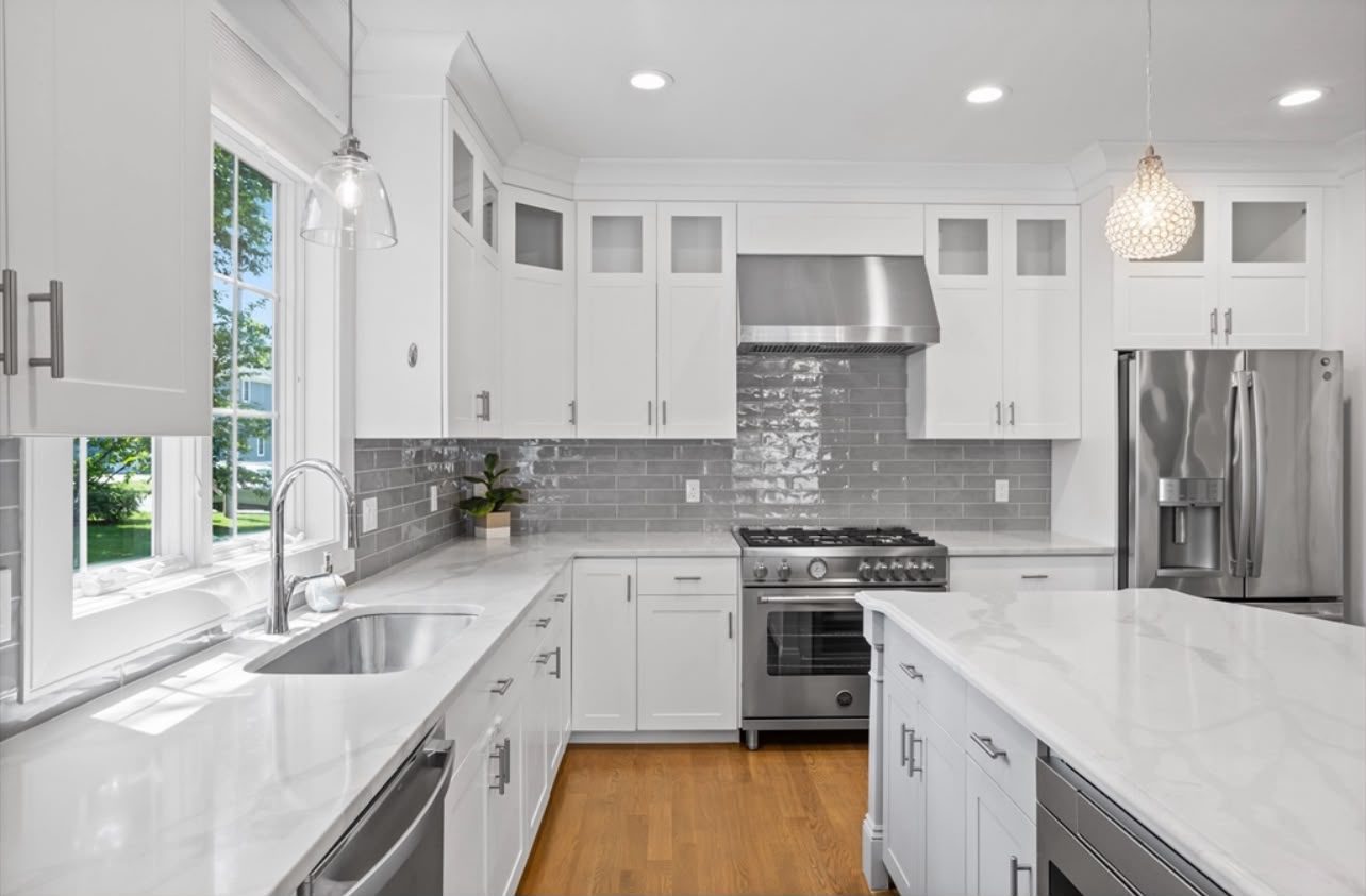 Bright White Kitchen